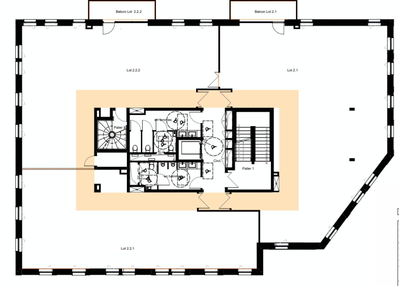 Bureau Marcq-en-Baroeul 1677m² Vente bureau Marcq-en-Baroeul Nord OVBUR2204351 2